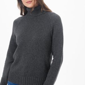 Green Merino Wool Turtleneck | Post Card